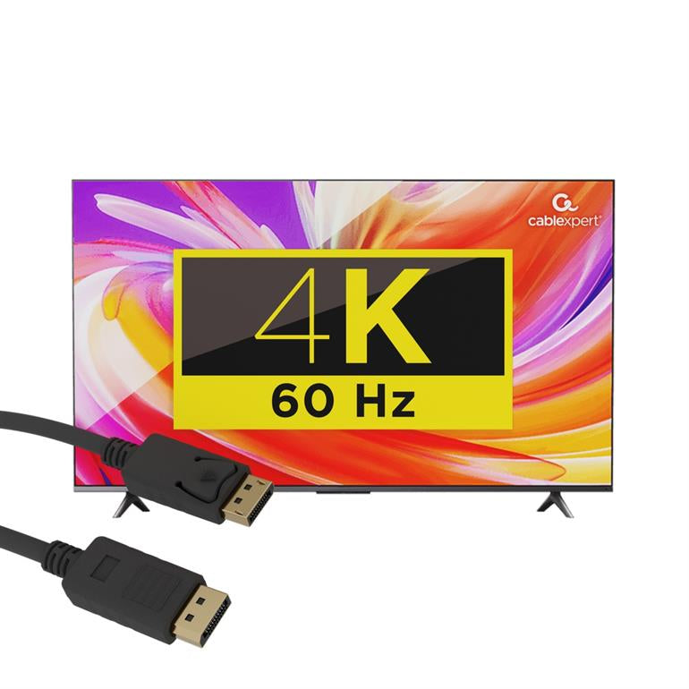 DisplayPort-kabel 4K, 1 m