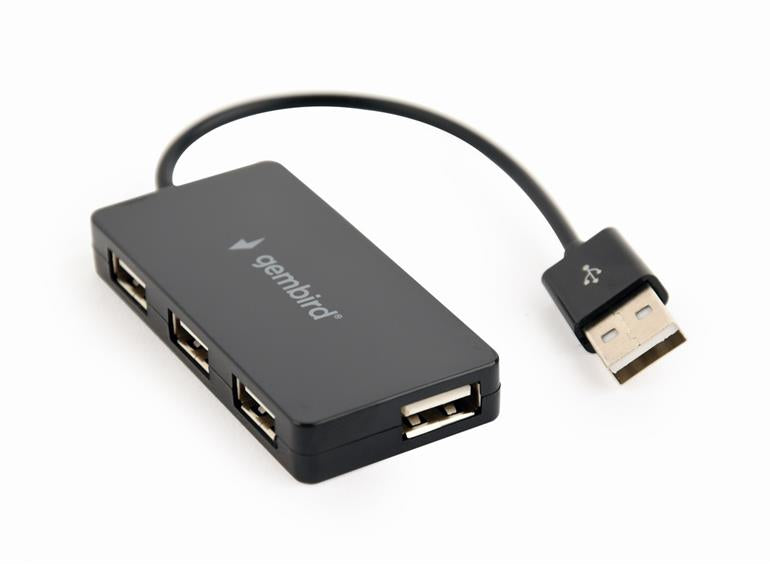 Gembird USB-hub 4 poorten UHB-U2P4-04 - zijaanzicht